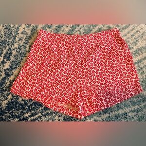 Billabong Red & White Flowered Shorts